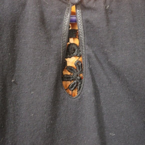 Victoria’s Secret Vintage 90s Black Bodysuit Gold Label Lace V-Neck Medium - Picture 8 of 15